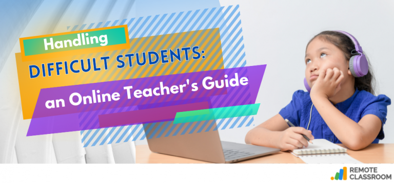 Handling Difficult Students: an Online Teacher's Guide